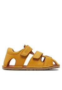 Froddo Sandały Barefoot Flexy Avi G3150263-5 S Żółty. Kolor: żółty. Materiał: skóra