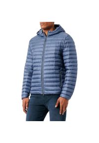 Geox - Kurtka GEOX M WARRENS Niebieski. Kolor: niebieski. Materiał: tkanina