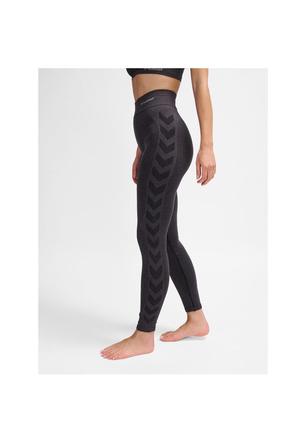 Damskie legginsy ze średnim stanem Hummel CI. Kolor: czarny. Sport: joga i pilates