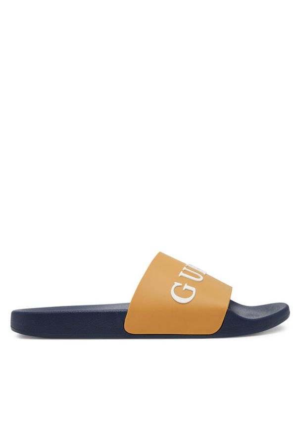 Guess Klapki F5GZ06 BB00F Brązowy. Kolor: brązowy