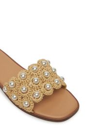 Aldo Klapki Gizelle 14003469 Beżowy. Kolor: beżowy. Materiał: skóra #5