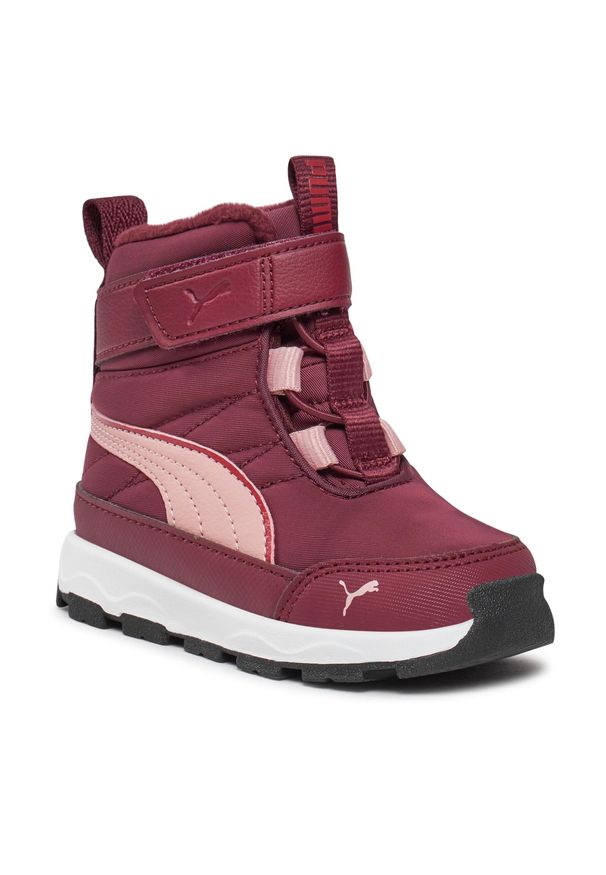 Śniegowce Puma Evolve Boot AC+ Inf 392646 04 Dark Jasper-Future Pink-Astro Red. Kolor: czerwony