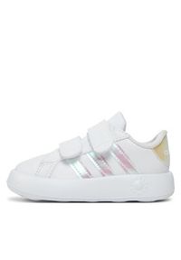 Adidas - adidas Sneakersy Grand Court 2.0 Cf I ID5265 Biały. Kolor: biały. Materiał: skóra