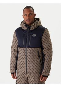 Guess Kurtka narciarska M5BL0N WF182 Beżowy Regular Fit. Kolor: beżowy. Materiał: syntetyk. Sport: narciarstwo #1