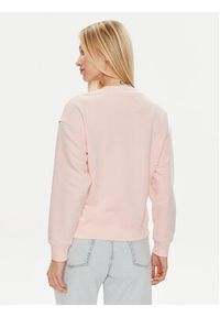 Guess Bluza W4GQ11 KBK32 Różowy Relaxed Fit. Kolor: różowy. Materiał: bawełna, syntetyk #5