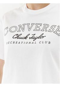 Converse T-Shirt Retro Chuck Cropped Tee 10025897-A01 Biały Regular Fit. Kolor: biały. Materiał: bawełna. Styl: retro #4