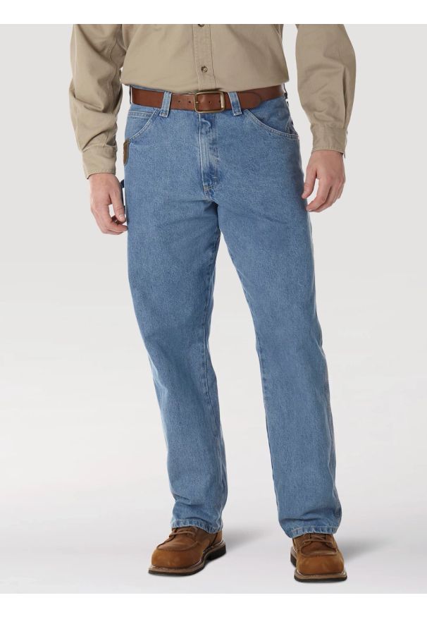 Wrangler - WRANGLER RIGGS WORKWEAR CARPENTER VINTAGE INDIGO 3W020VI. Styl: vintage