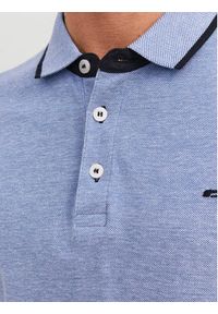 Jack & Jones Polo Paulos 12136668 Niebieski Slim Fit. Typ kołnierza: polo. Kolor: niebieski. Materiał: bawełna #3