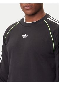 Adidas - adidas Bluza adicolor Piping JW5918 Czarny Regular Fit. Kolor: czarny. Materiał: bawełna #5