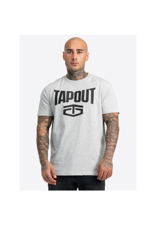 TAPOUT - Podstawowa koszulka dla aktywnych Tapout. Kolor: wielokolorowy, szary, czarny. Sport: fitness