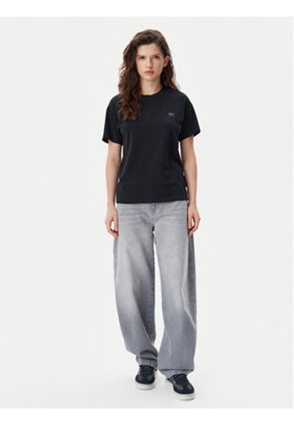 Napapijri T-Shirt S-Nina NP0A4H87 Czarny Regular Fit. Kolor: czarny. Materiał: bawełna