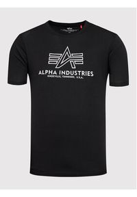 Alpha Industries T-Shirt Basic 118505 Czarny Regular Fit. Kolor: czarny. Materiał: bawełna #2