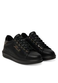 Karl Lagerfeld - KARL LAGERFELD Sneakersy Kapri KL62518 Czarny. Kolor: czarny. Materiał: skóra #4