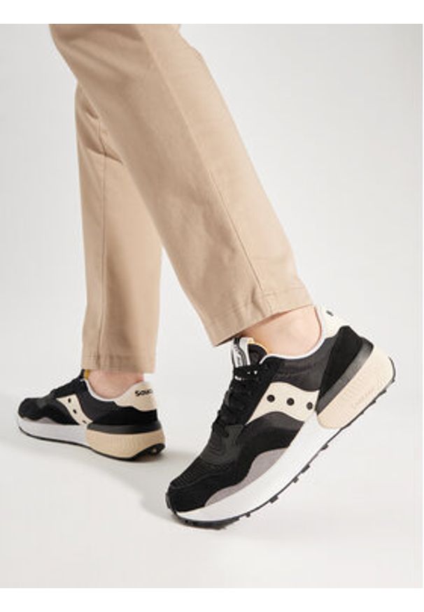 Saucony Sneakersy Jazz Nxt S70790-1 Czarny. Kolor: czarny. Materiał: materiał