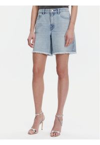 MICHAEL Michael Kors Szorty jeansowe MS59066FAU Niebieski Boyfriend Fit. Kolor: niebieski. Materiał: bawełna #1
