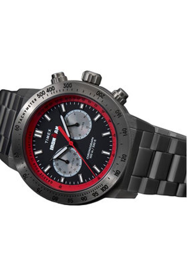 Timex Zegarek Ironman® Challenger Chronograph TW2Y02000 Czarny. Kolor: czarny