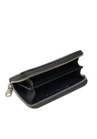 Calvin Klein Jeans Mały Portfel Damski Zip Around Mono K60K612255 Czarny. Kolor: czarny. Materiał: skóra #3