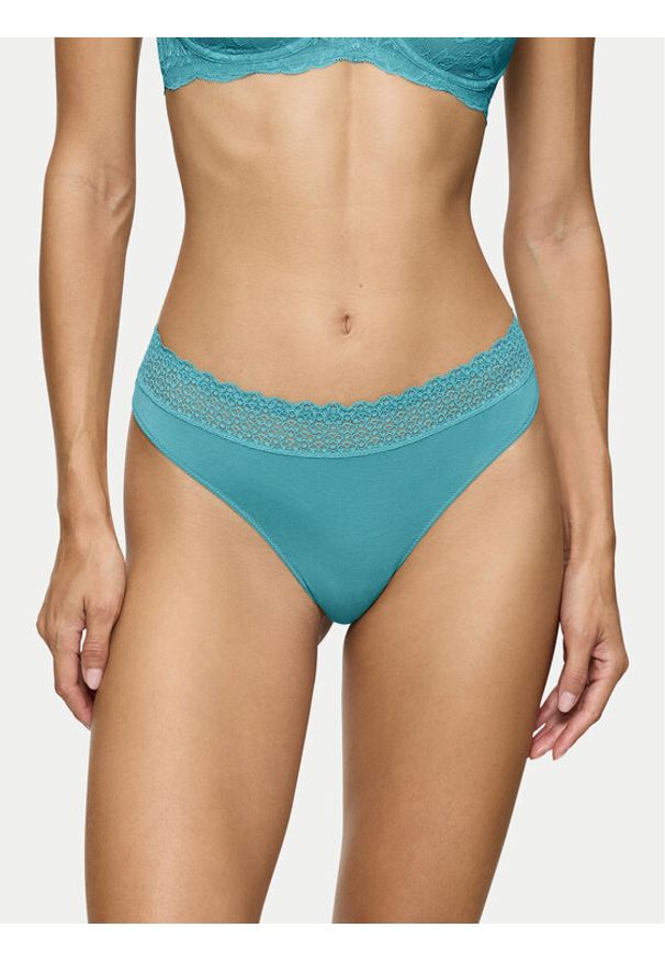 Triumph Stringi Feel Of Modal 10219764 Turkusowy. Kolor: turkusowy