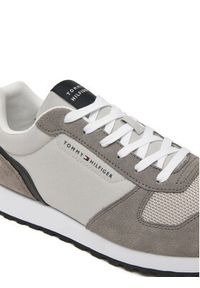TOMMY HILFIGER - Tommy Hilfiger Sneakersy New Runner Eva Mix FM0FM05465 Szary. Kolor: szary. Materiał: zamsz, skóra #3