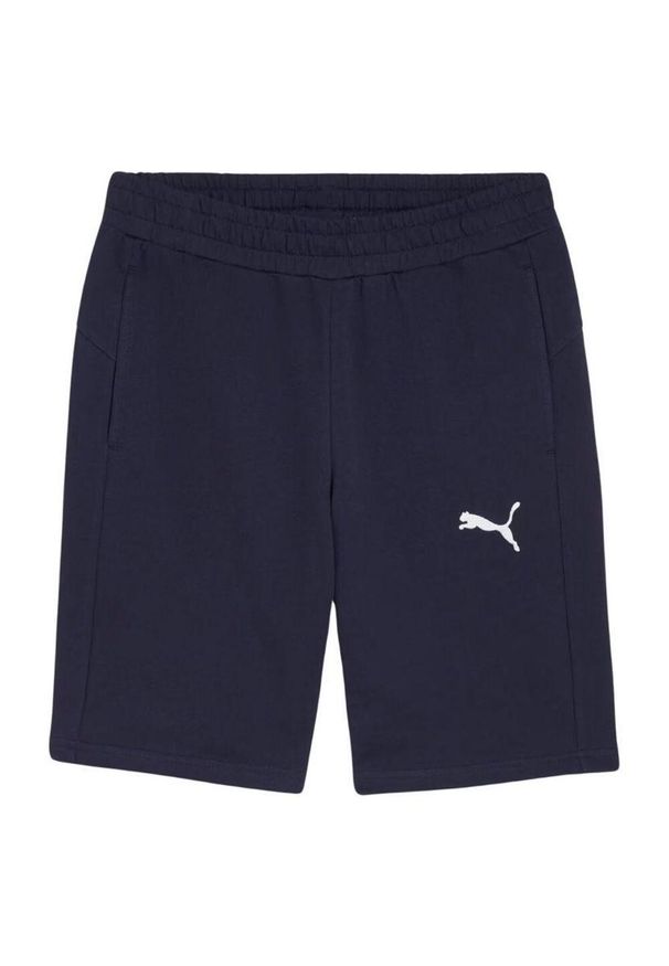 Puma - Shorty Męskie Team Goal Casuals. Kolor: niebieski. Sport: turystyka piesza