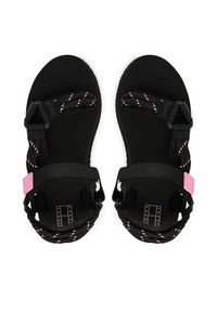 Tommy Jeans Sandały Tjw Eva Rope Sandal EN0EN02970 Czarny. Kolor: czarny. Materiał: materiał #6