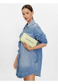 Calvin Klein Jeans Torebka Sculpted Shoulder Pouch25 Mono K60K610679 Żółty. Kolor: żółty. Materiał: skórzane #3