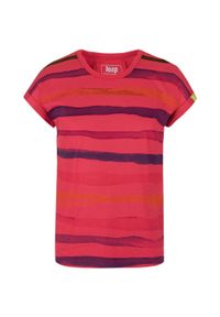Lowa - Dziecięce t-shirt AJSI 128 - Miękka bawełna i radosny nadruk. Kolor: wielokolorowy. Materiał: poliester. Wzór: nadruk. Sport: piłka nożna