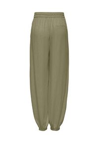 only - ONLY Spodnie materiałowe Siesta 15373197 Khaki Regular Fit. Kolor: brązowy. Materiał: wiskoza #4