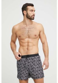 Karl Lagerfeld szorty kąpielowe kolor czarny. Kolor: czarny. Materiał: tkanina #2
