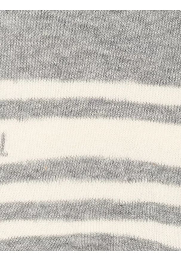 Big-Star - Stopki męskie z ozdobnymi paskami szare Marios 902. Kolor: szary. Materiał: bawełna. Wzór: paski