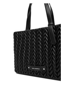 Karl Lagerfeld - KARL LAGERFELD Torebka A4W30071 Czarny. Kolor: czarny. Materiał: skórzane