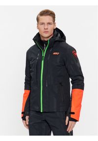 Rossignol Kurtka narciarska Hero RLKMJ02 Czarny Regular Fit. Kolor: czarny. Materiał: syntetyk. Sport: narciarstwo