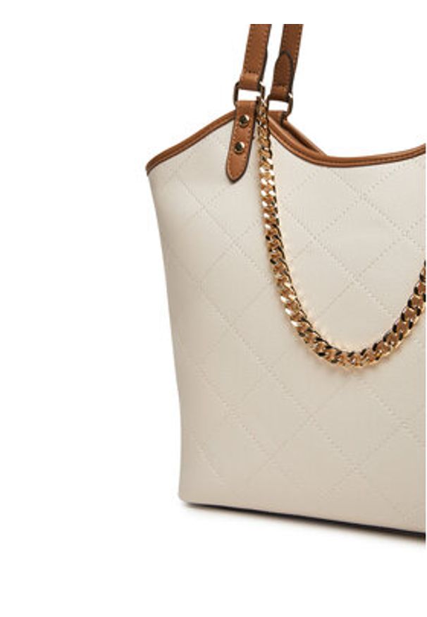 Aldo Torebka Ybelihar 13933697 Écru. Materiał: skórzane