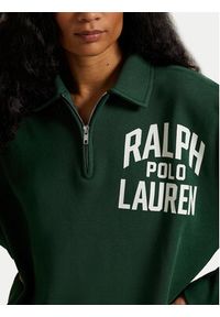 Polo Ralph Lauren Bluza 211971753003 Zielony Relaxed Fit. Typ kołnierza: polo. Kolor: zielony. Materiał: bawełna #3