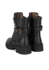 MEXX Trzewiki MI001712943W Czarny. Kolor: czarny. Materiał: skóra