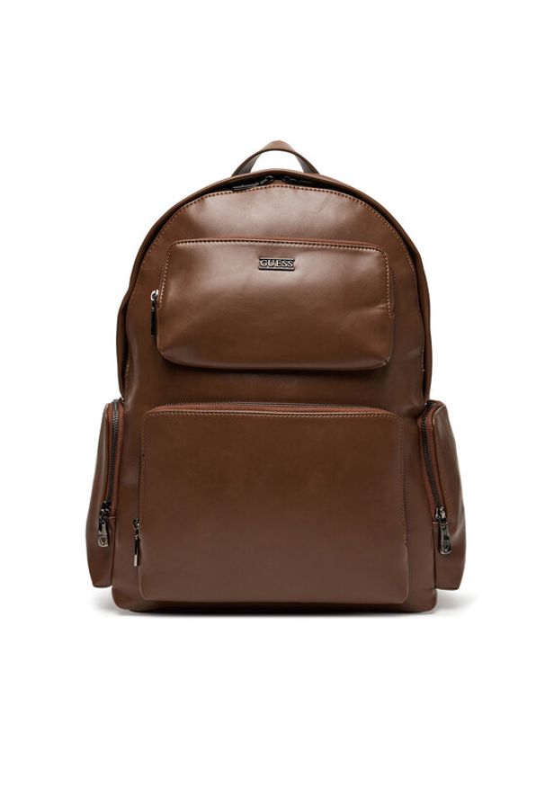 Guess Plecak HMBOCA P5342 Brązowy. Kolor: brązowy. Materiał: skóra