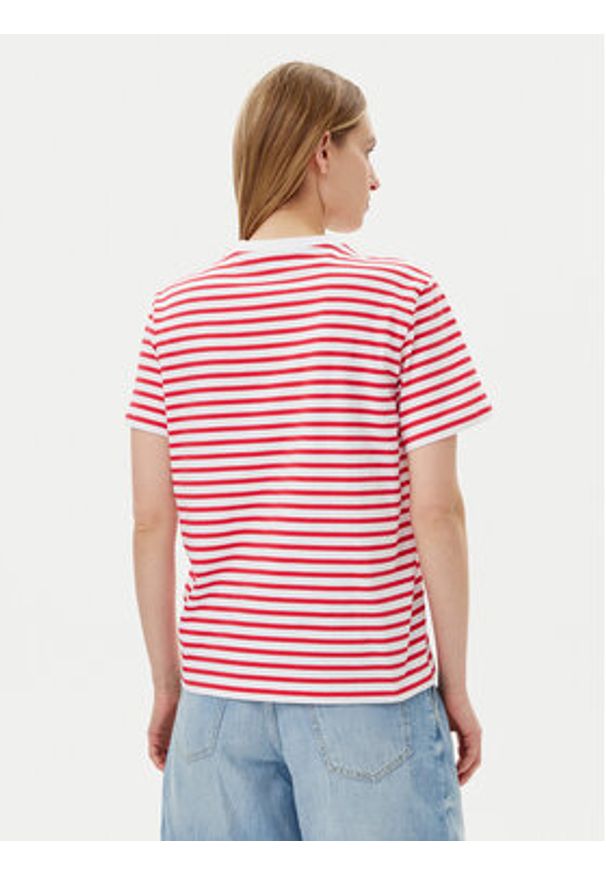 JOOP! Jeans T-Shirt Teele 30046131 Czerwony Regular Fit. Kolor: czerwony. Materiał: bawełna