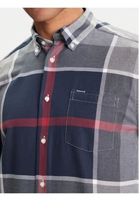 Barbour Koszula Dunoon MSH4980TN21 Szary Regular Fit. Kolor: szary. Materiał: bawełna #4