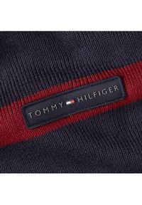 TOMMY HILFIGER - Tommy Hilfiger Szalik Th Skyline Knit Scarf AM0AM11496 Granatowy. Kolor: niebieski. Materiał: bawełna