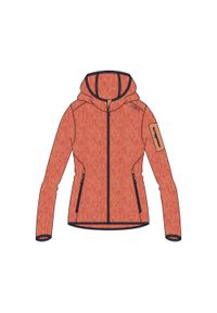 Bluza damska turystyczna CMP 3H19826. Kolor: czerwony. Materiał: polar. Sport: turystyka piesza