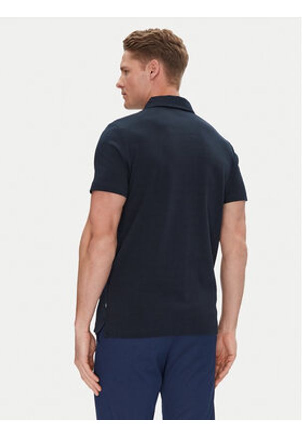 JOOP! Polo 17 JJ-10Preston 30045540 Granatowy Modern Fit. Typ kołnierza: polo. Kolor: niebieski. Materiał: bawełna