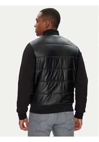 Karl Lagerfeld - KARL LAGERFELD Kurtka przejściowa 505065 553565 Czarny Regular Fit. Typ kołnierza: dekolt w karo. Kolor: czarny. Materiał: syntetyk