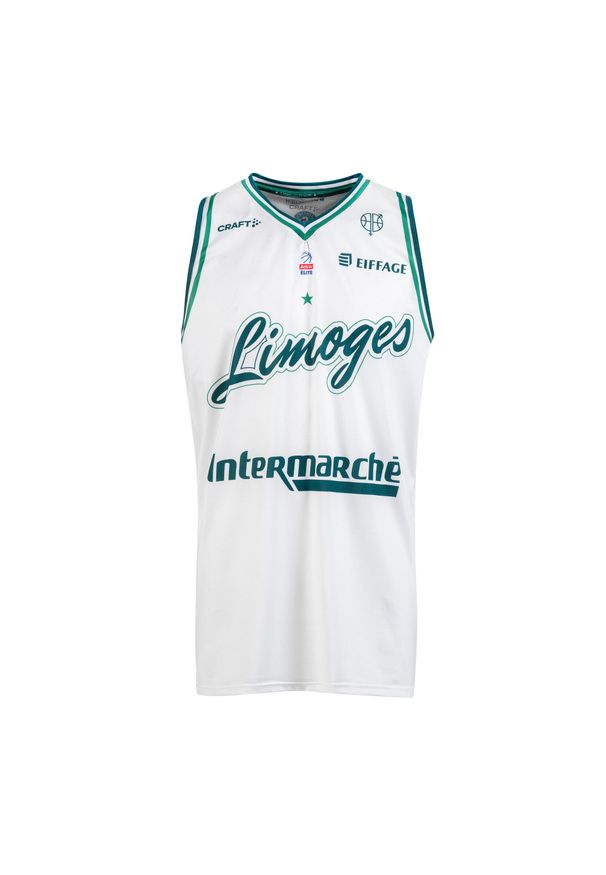 Craft - Koszulka domowa Limoges CSP 2024/25. Kolor: zielony. Sport: koszykówka