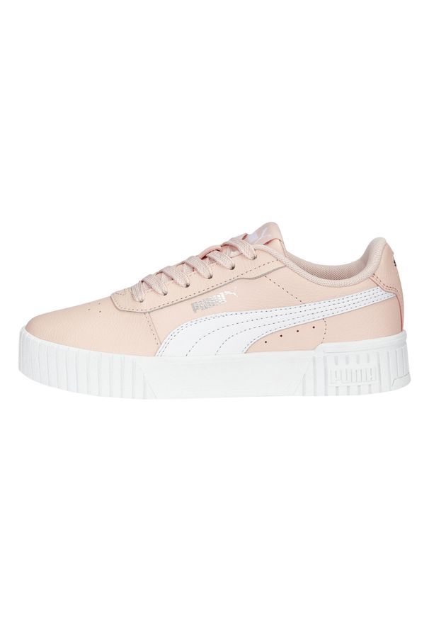 Buty trampki damskie sportowe Puma Carina 2.0. Kolor: biały. Materiał: materiał, syntetyk