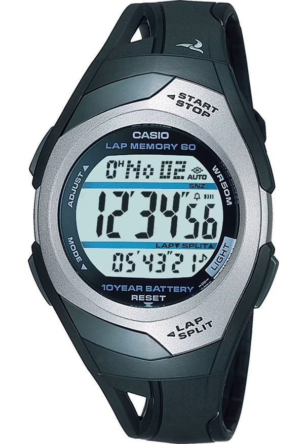 Zegarek Casio STR-300C -1VEF metronom LAP wodoszczelny sportowy .. Styl: sportowy