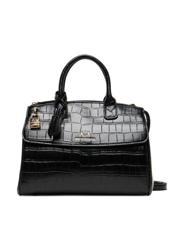 Armani Exchange Torebka XW000307 AF17154 UC001 Czarny. Kolor: czarny. Materiał: skórzane