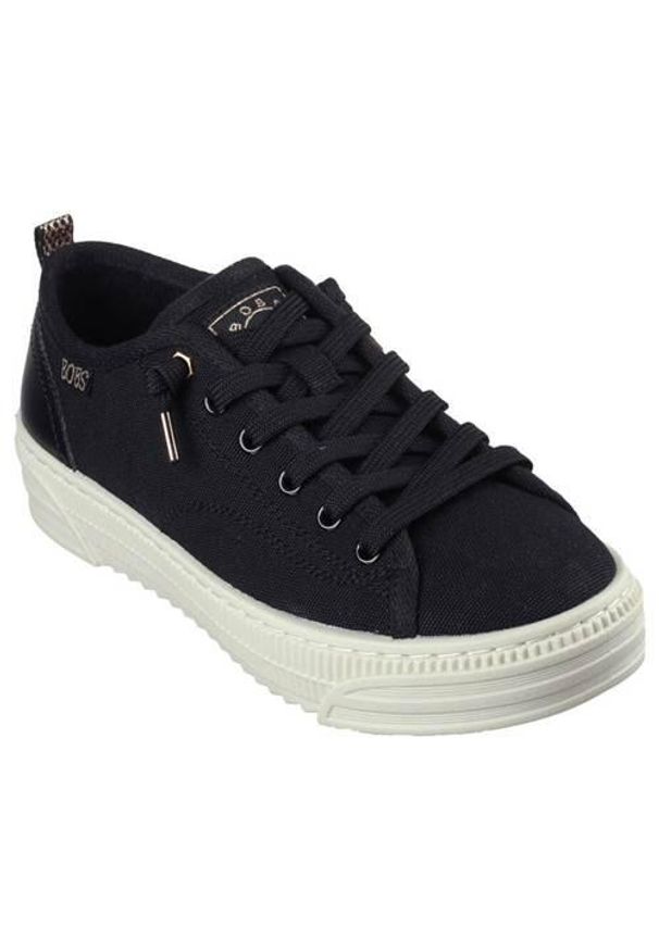 skechers - Buty Skechers Bobs Copa, Kobiety. Zapięcie: bez zapięcia. Kolor: czarny. Materiał: tkanina, materiał, guma, syntetyk. Szerokość cholewki: normalna. Sport: turystyka piesza