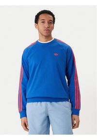 Adidas - adidas Bluza 3-Stripes KE2426 Niebieski Regular Fit. Kolor: niebieski. Materiał: bawełna #1