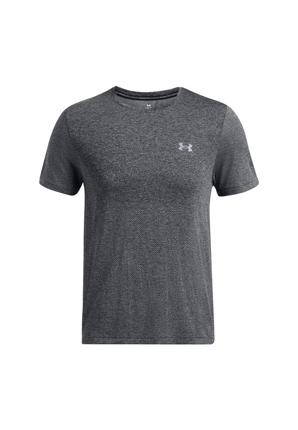 Koszulka do biegania męska Under Armour Seamless Stride. Kolor: szary. Sport: bieganie