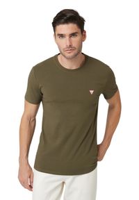Guess - GUESS Zielony t-shirt męski Core Tee Str. Kolor: zielony #5